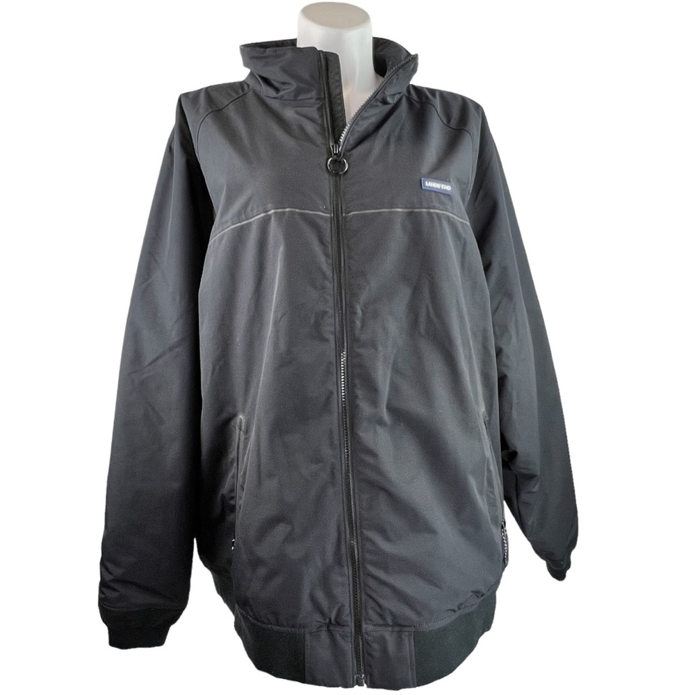 LANDS’ END Classic Squall Jacket Mens Big Tall 4XLT Black - Picture 1 of 11